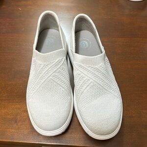 Women’s BZees slip on grey sneakers